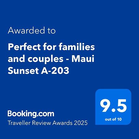 Perfect For Families And Couples - Maui Sunset A-203 Apartment Kihei Ngoại thất bức ảnh