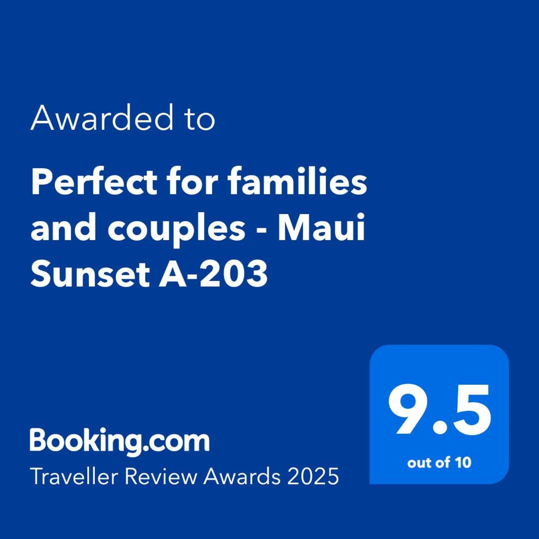 Perfect For Families And Couples - Maui Sunset A-203 Apartment Kihei Ngoại thất bức ảnh